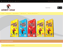 Tablet Screenshot of luckystar.com.my